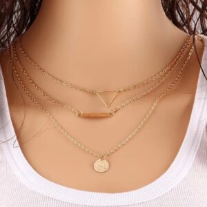 Geometric Multi Layered Ravishing Necklace For Women
