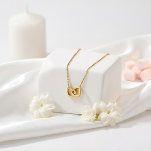 18K Gold Plated Minimalist Heart Pendant | Anti-Tarnish & Waterproof Everyday Necklace